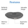 Baby head-shaping soft memory Foam pillow New Born Baby - Image 2